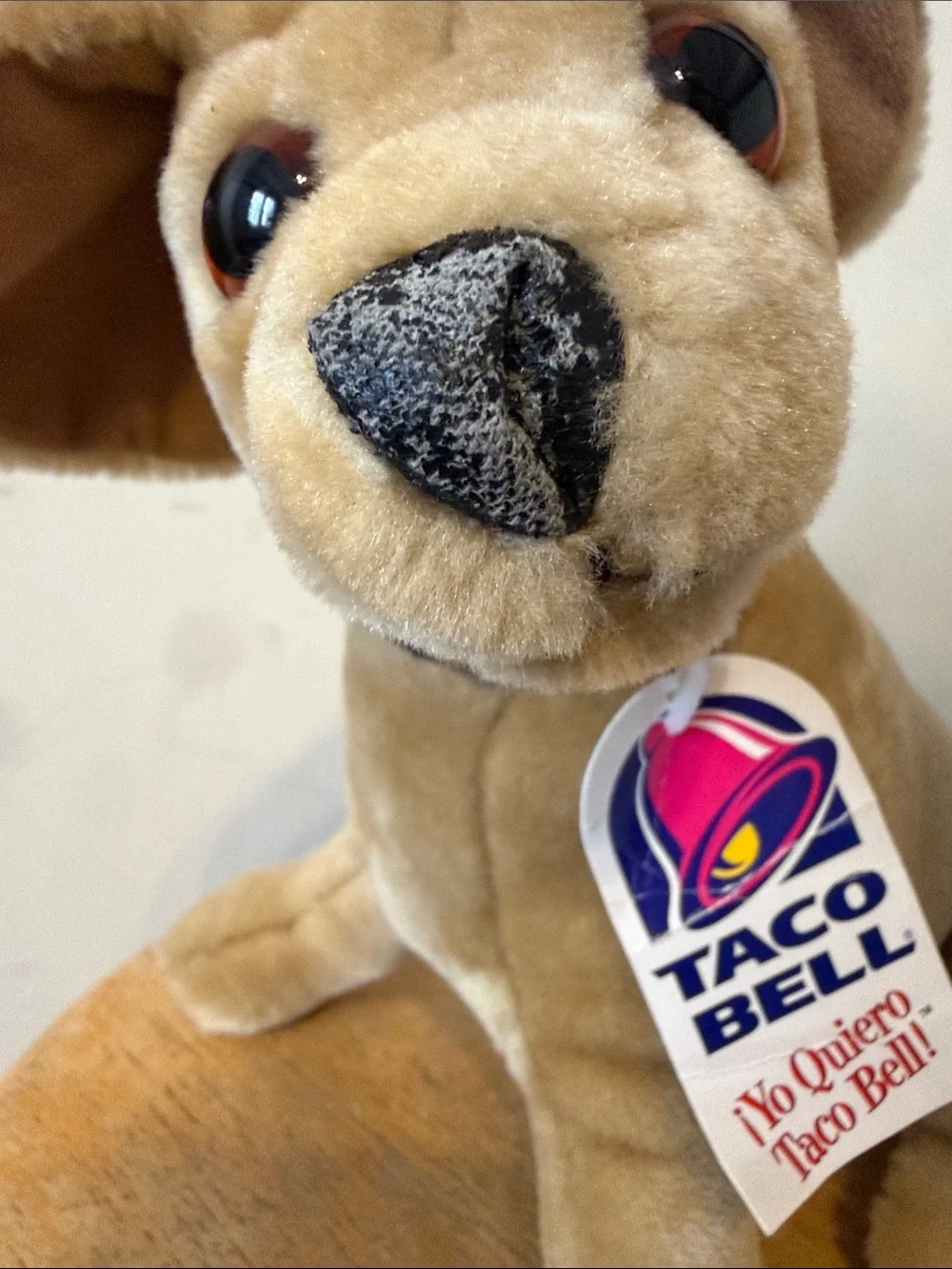 Taco Bell Chihuahua Plush Dog Toy - Tan